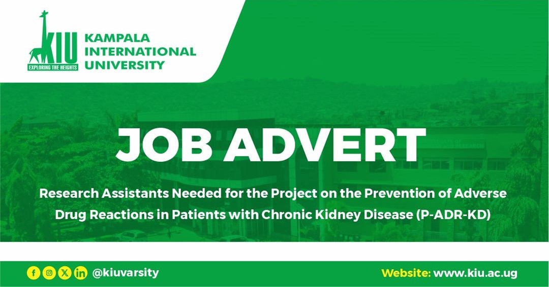 KIU JOB VACANCY: RESEARCH ASSISTANTS NEEDED